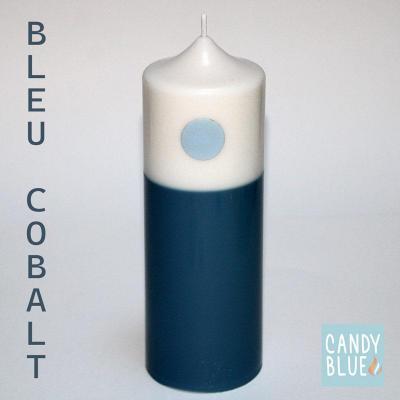 Pilier bleu cobalt