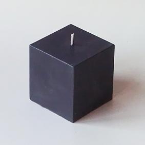 Bougie Cube Noir